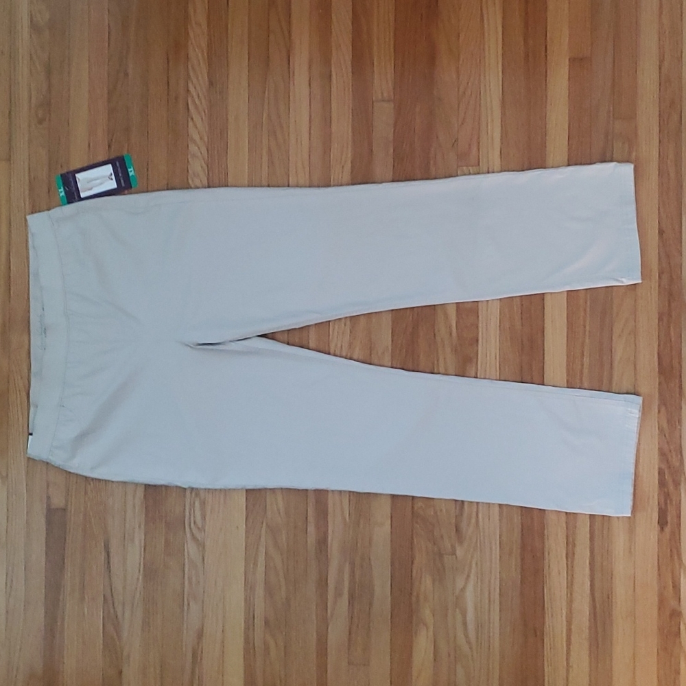Gloria Vanderbilt Zoey Pull on Pants - Khaki/Tan/Beige/Ecru - XL - Brand new